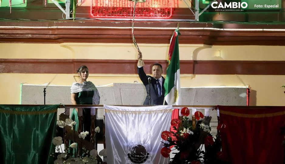 Tlatehui encabeza tradicional Grito de Independencia en el zócalo de San Andrés