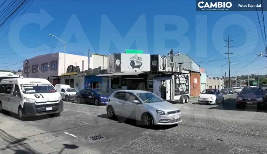 Se desata balacera entre conductor y peatón en colonia Santa María (VIDEO)