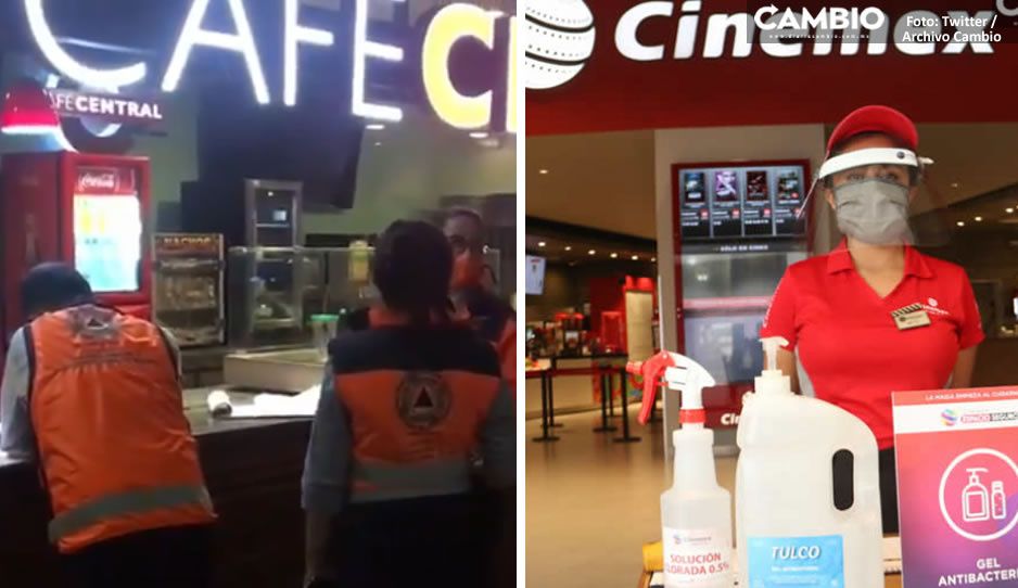 Clausuran Cinemex de Plaza Dorada; sacan a clientes en plena función (VIDEO)