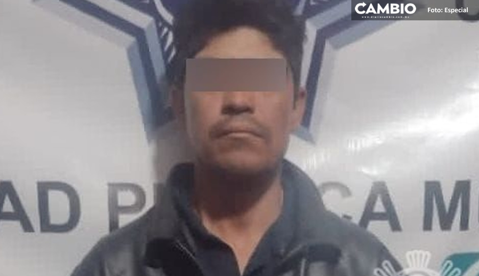 Detienen a Abraham, acusado del feminicidio de su pareja en Tetela de Ocampo