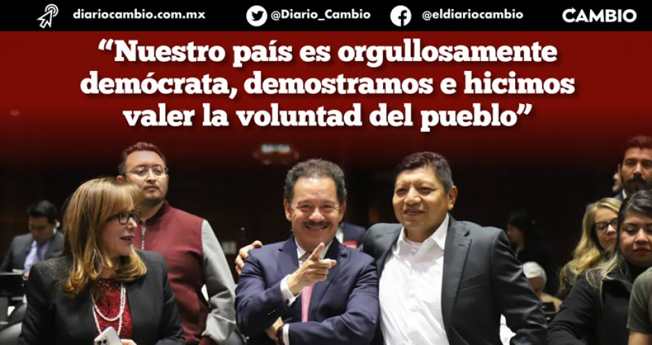 La aprobación de reformas a leyes secundarias respetó la voluntad del pueblo en materia electoral: Nacho Mier