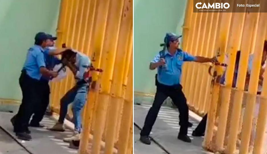 Exhiben en VIDEO a personal de seguridad golpeando a alumno del Tecnológico de Villahermosa