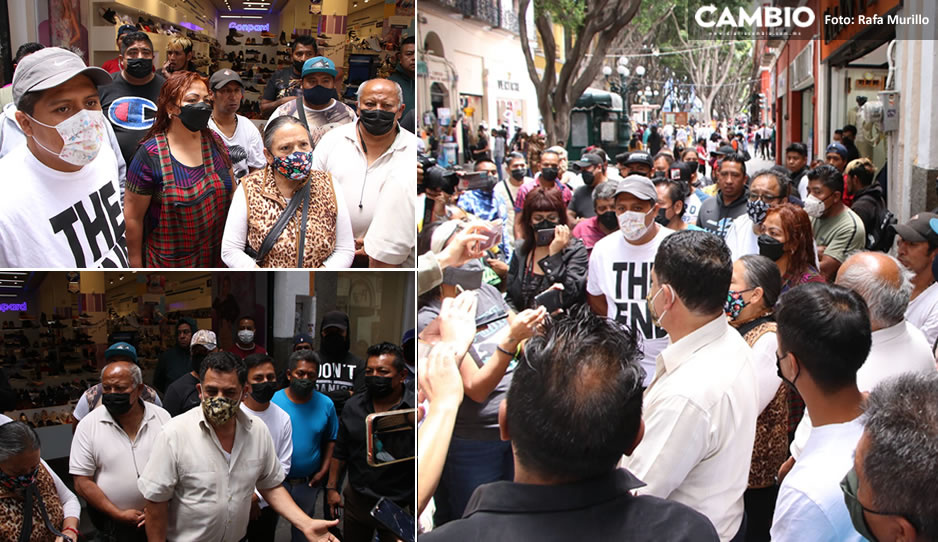 Ambulantes están de vuelta; toman el corredor 5 de Mayo (VIDEO)