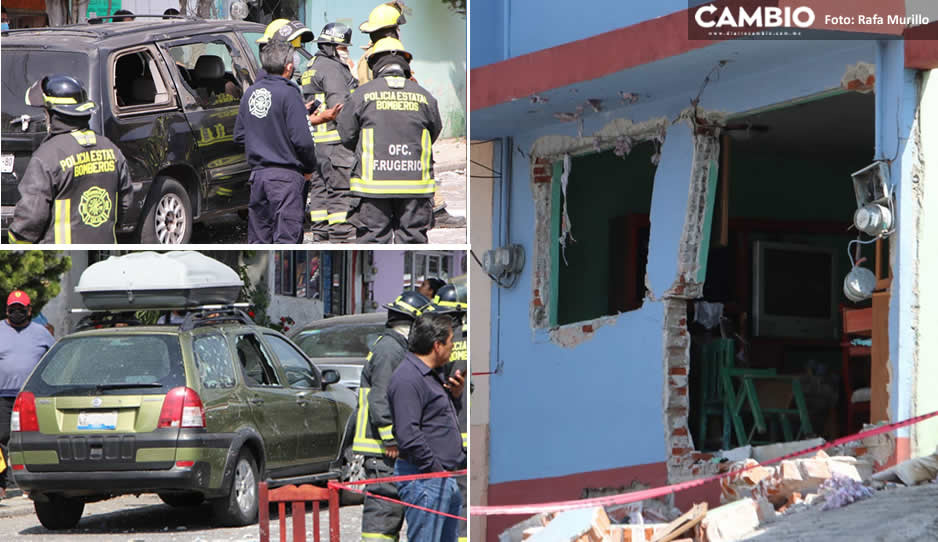 14 heridos, coches dañados y una pared colapsada dejó la explosión del tanque de gas en Reforma Sur (VIDEO)