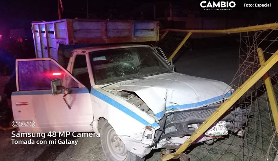 Falla mecánica causa choque y deja dos lesionados en la Puebla-Tehuacán