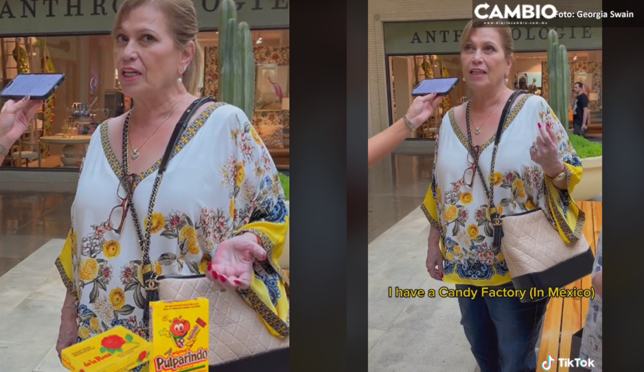 Dueña de Dulces de la Rosa se vuelve viral tras presumir su lujosa bolsa (VIDEO)