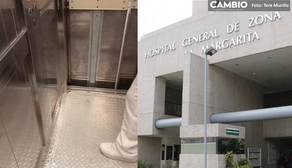 Vuelve a colapsar elevador del IMSS La Margarita; tres visitantes y un médico quedaron atrapados
