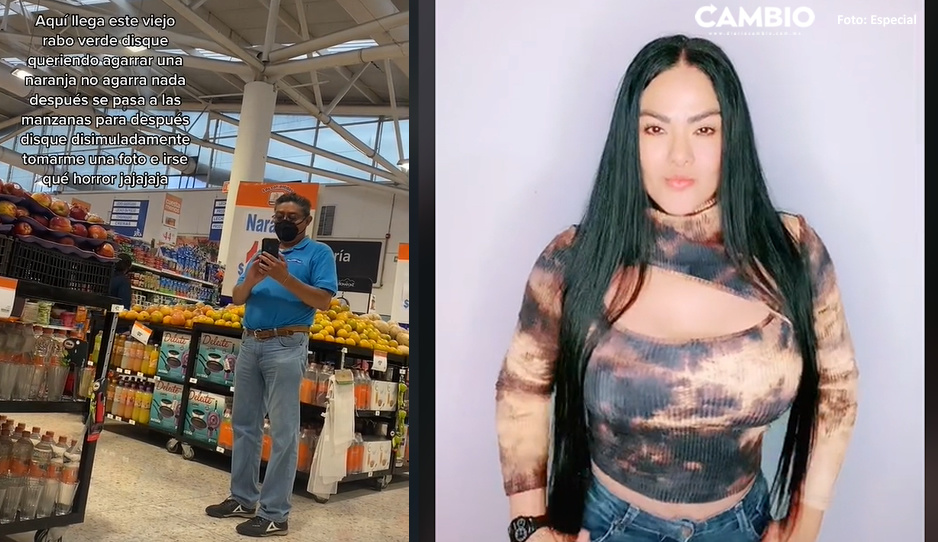 Tiktoker exhibe a un acosador en el supermercado gracias a reto viral (VIDEO)