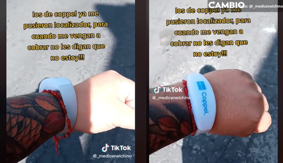 Exhiben brazalete de Coppel con GPS para que deudores no se escondan (VIDEO)