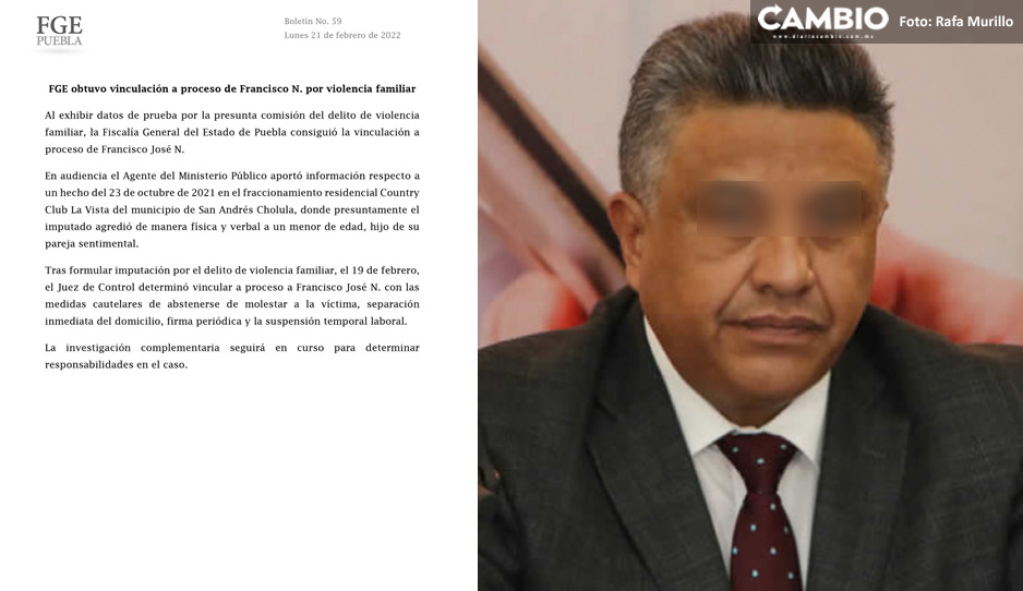 Vinculan a proceso a Romero Serrano por violencia intrafamiliar: libra la cárcel de momento