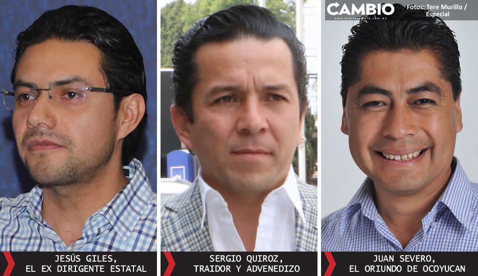 Once van por candidatura del PAN en Ocoyucan, oriundos no quieren a los advenedizos de Jesús Giles y Sergio Quiroz