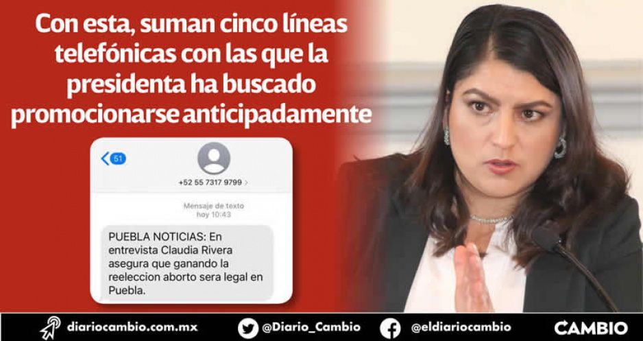 Regresan los SMS de Claudia: ahora promete legalizar el aborto si se reelige de alcaldesa