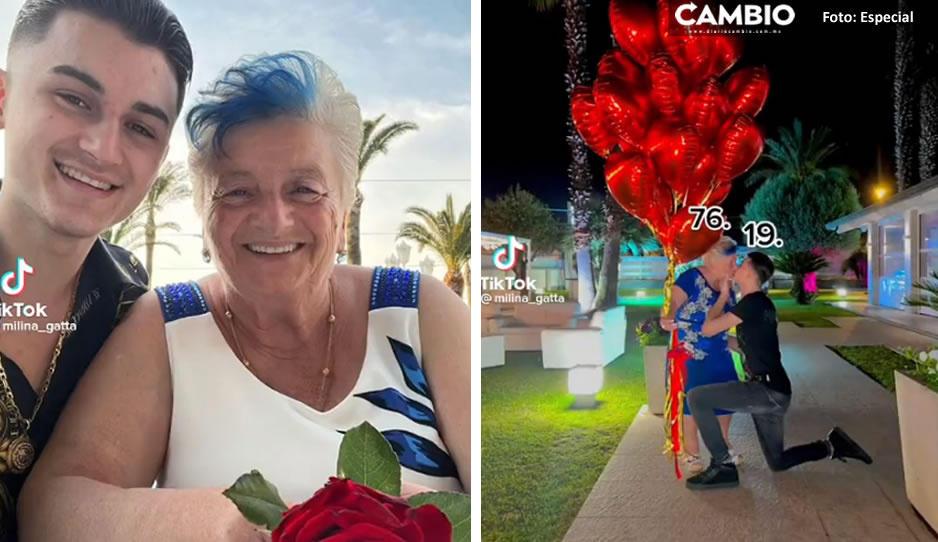 Para el amor no haya edad: Joven presume en Tiktok a su novia de 57 años  mayor él