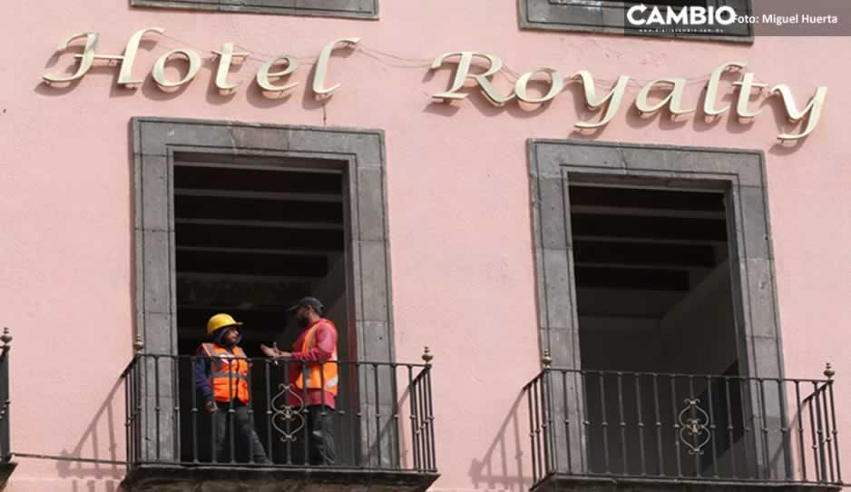 Royalty no nos hemos olvidado de ti: así van los trabajos de remodelación en hotel del Centro (VIDEO)