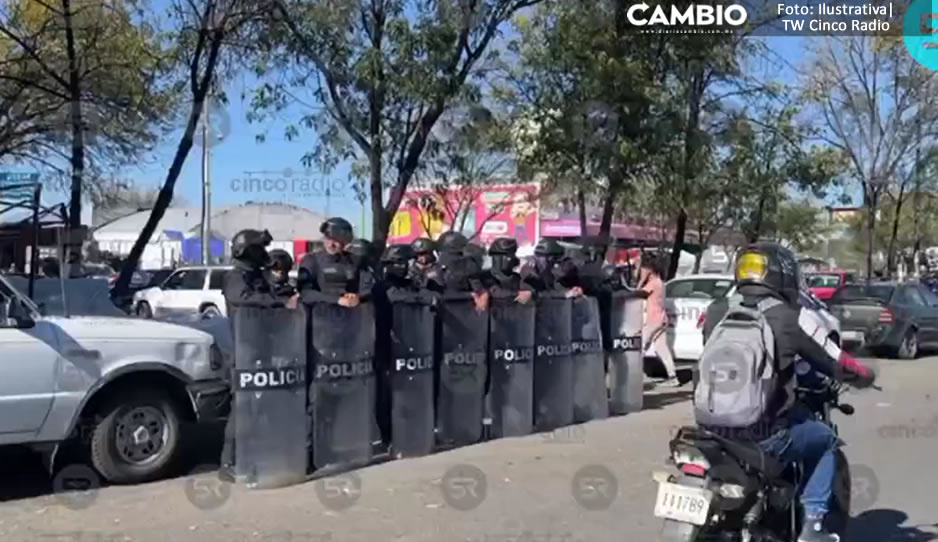 Riña entre comerciantes de la 28 de Octubre provoca fuerte operativo en la Central de Abasto