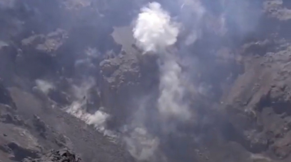 ¡Sorprendente! Así luce el cráter del volcán Popocatépetl (VIDEO)