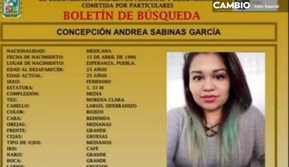 ¡Ayúdanos a encontrarla! Concepción salió a trabajar y desapareció en Tehuacán