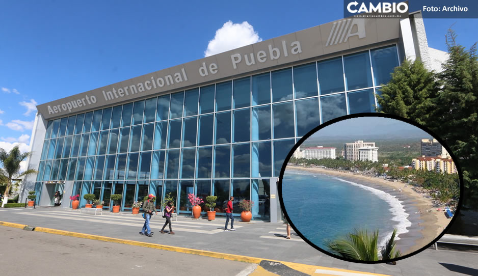 ¡Vámonos a la playa! Aeropuerto de Puebla tendrá dos nuevos destinos para mayo, Acapulco e Ixtapa-Zihuatanejo