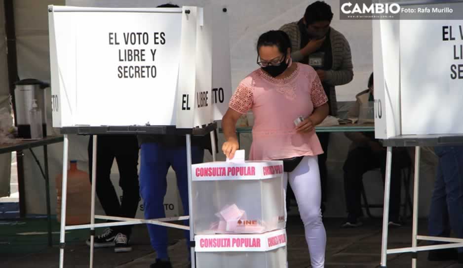 Puebla queda fuera del top ten de los estados con mayor participación en la consulta popular