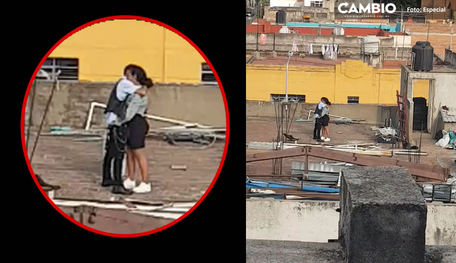 Exhiben en VIDEO a parejita de enamorados teniendo relaciones en la azotea de un bar