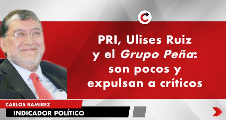 PRI, Ulises Ruiz y el Grupo Peña: son pocos y expulsan a críticos