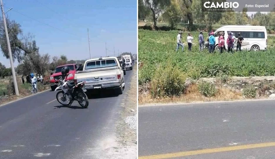 ¡Cafres! Auto choca contra Ruta Colorada en Cuapiaxtla y deja 2 lesionados