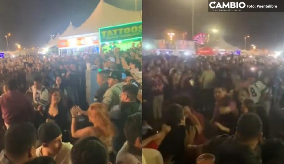 Mujeres se agarran a golpes en pleno concierto de Julión Álvarez (VIDEO)