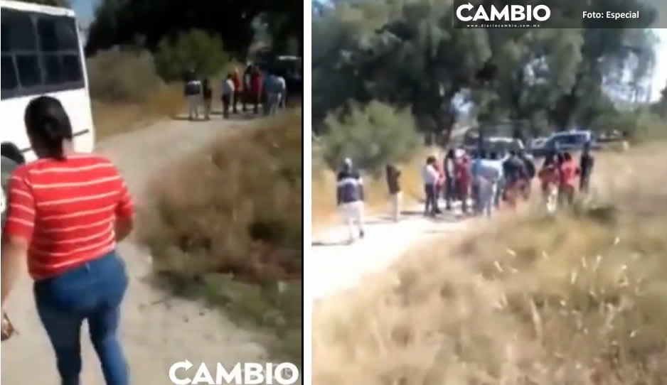 Aseguran a 60 migrantes tras persecución y balacera en Tepeaca (VIDEO)
