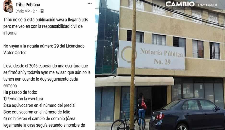 Poblanos exhiben ineficiencia en notaria 29: procesos de escrituración llevan más de 6 años