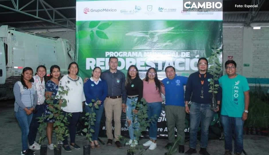 Movimiento Atrévete de Acatzingo entrega 16 mil árboles a gobierno municipal en Tepanco de López