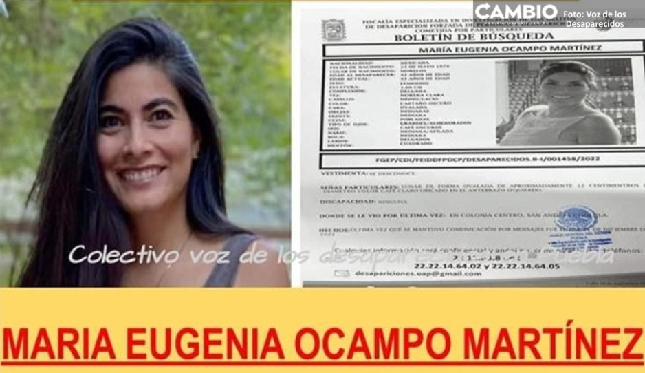 Desaparece María Eugenia de Morelos en San Andrés Cholula; iba a bordo de su camioneta