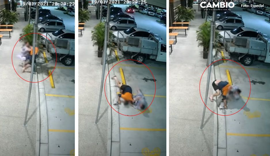 Abuelita con muchas agallas, persigue y atrapa al ladrón que le robó su bolsa (VIDEO)