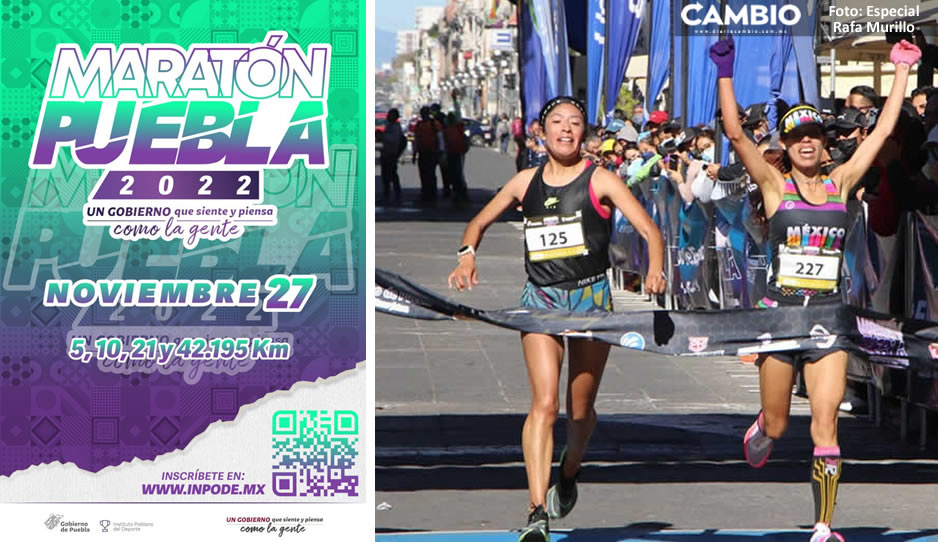 ¡A sacar los tenis! El Maratón de Puebla 2022 se realizará el próximo 27 de noviembre