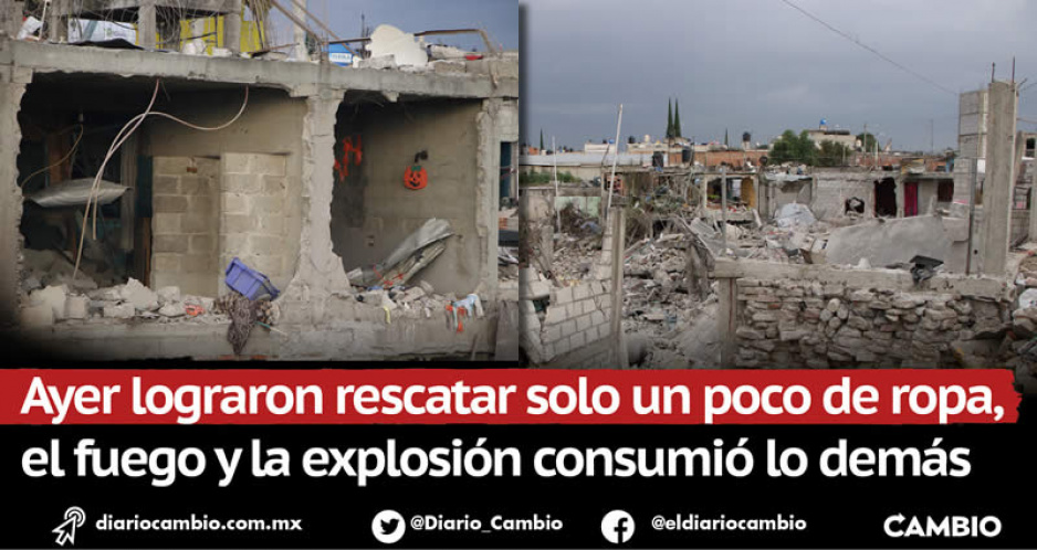 La casa reventó, perdimos todo: narra familia de tres hijos en Xochimehuacan