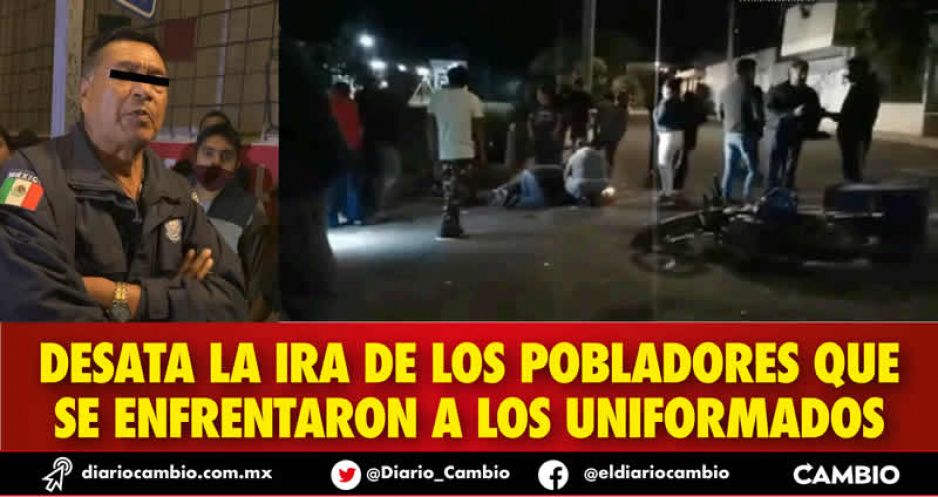 Policia estatal ebrio atropella y mata a repartidor en Totimehuacan (VIDEOS)