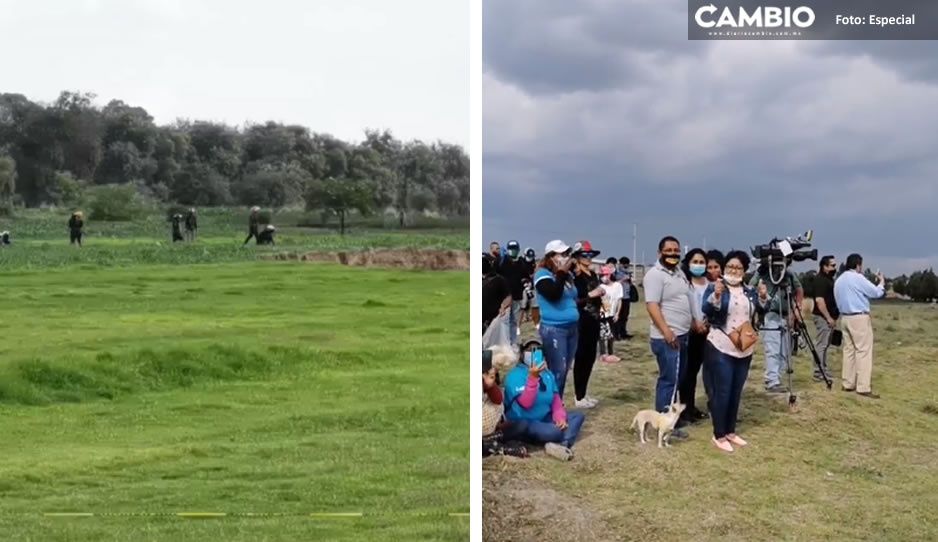 EN VIVO: Inicia el rescate de los perritos; rescatistas hacen maniobras en el socavón