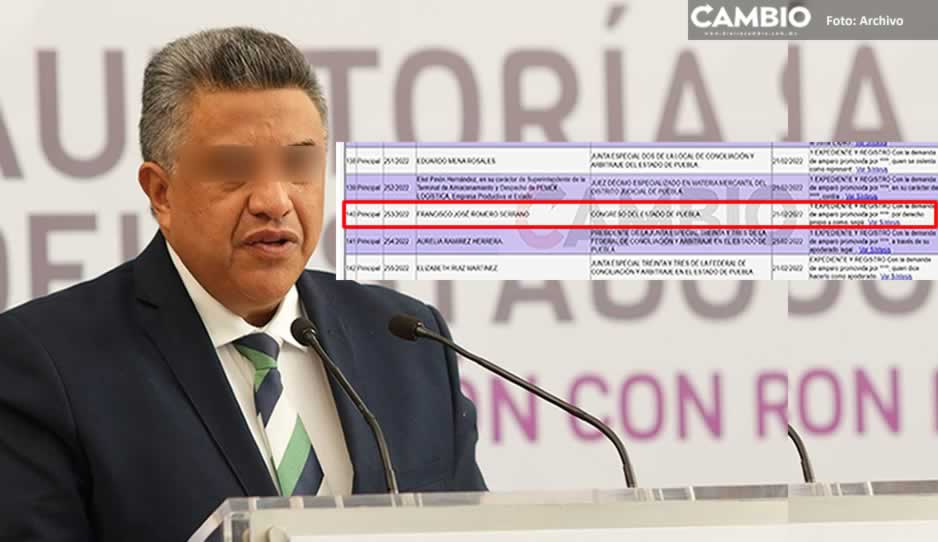OFICIAL: Francisco Romero tramita amparo tras vinculación a proceso