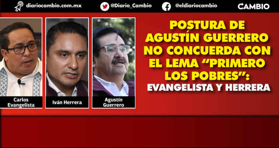 Evangelista y Herrera critican defensa de Agustín Guerrero al DAP y parquímetros