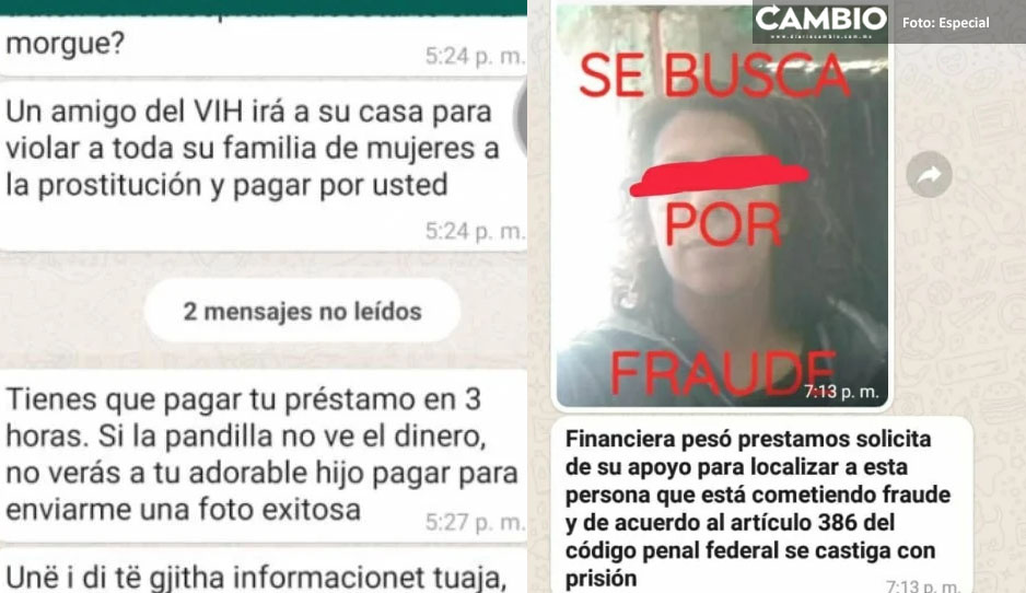 ¡No pidas préstamos desde tu celular!  Así operan los “montadeudas” en Puebla