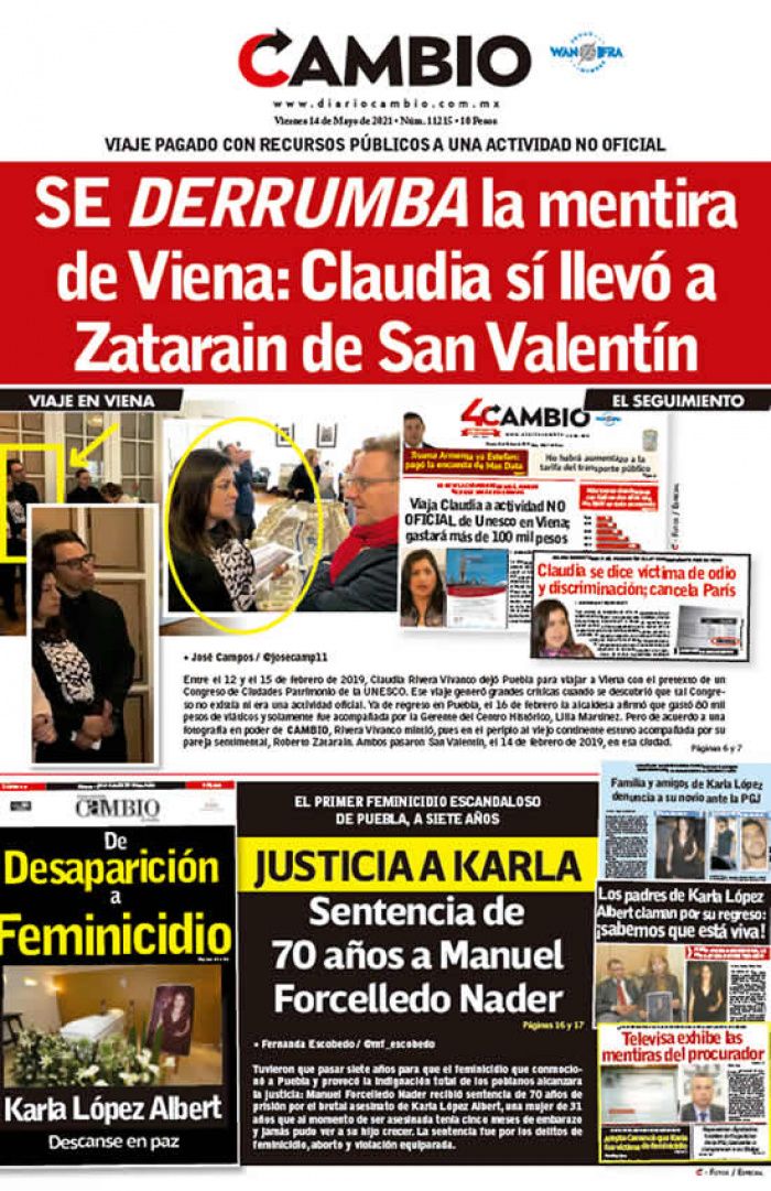 SE DERRUMBA la mentira de Viena: Claudia sí llevó a Zatarain de San Valentín