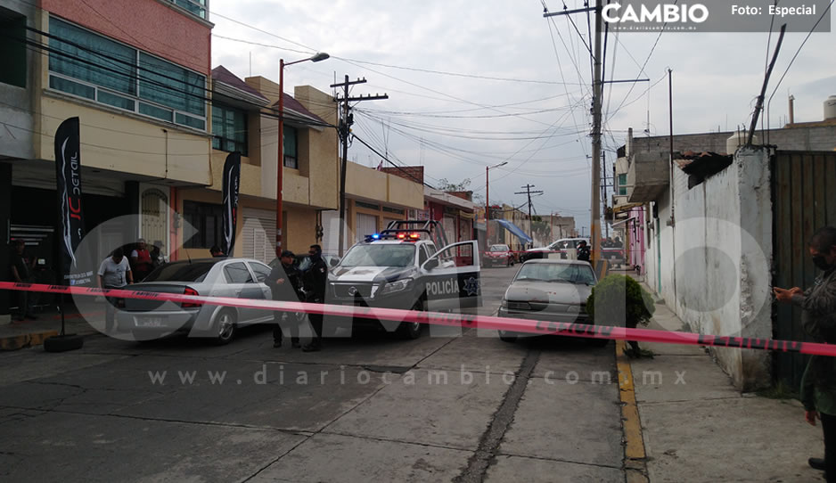 Acribillan a hombre en Texmelucan, policía se encuentra en la zona