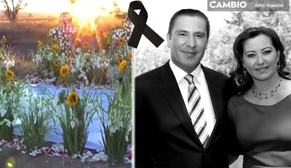 A tres años de su muerte, colocan ofrenda de Los Moreno Valle en donde fue el helicopterazo