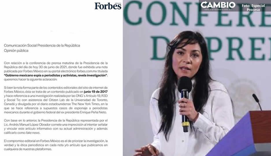 Forbes exhibe las mentiras de Liz Vilchis, su informe de Fake News es de 2017