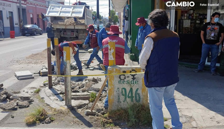 Reparan la ciclopista de la muerte para evitar que las acciones de Claudia sigan siendo burla nacional (VIDEO y FOTOS)