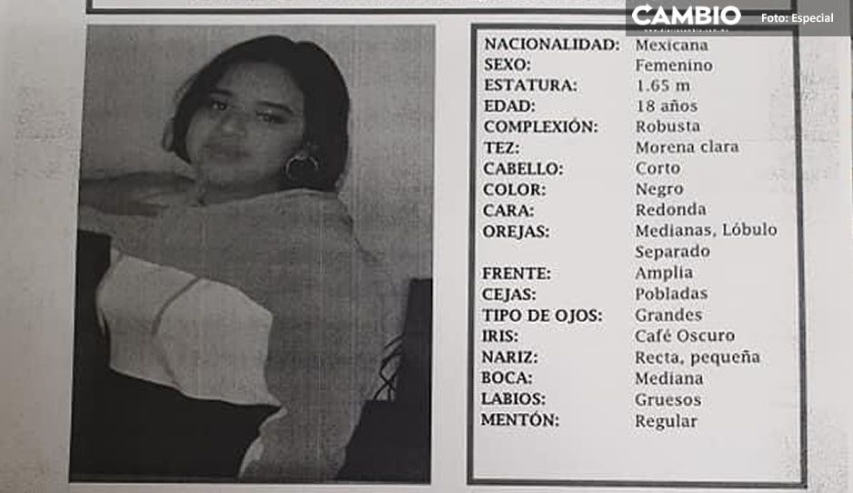 Desaparece María Fernanda Mejía de 18 años ¡ayuda a encontrarla!