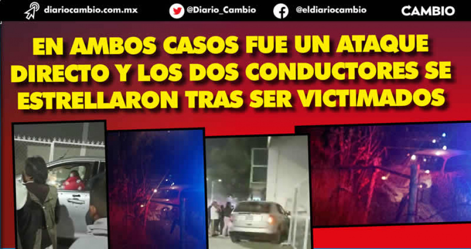 En la semana de Navidad van dos hombres ejecutados mientras conducían en Puebla