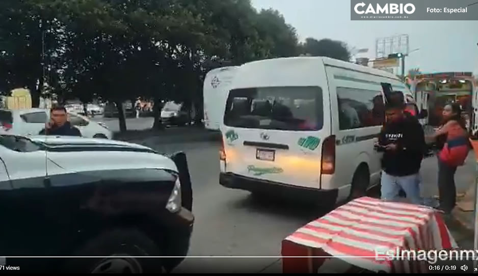 Choque entre ruta 12- A y patrulla municipal sobre Bulevar Norte, deja 7 pasajeros heridos (VIDEO)