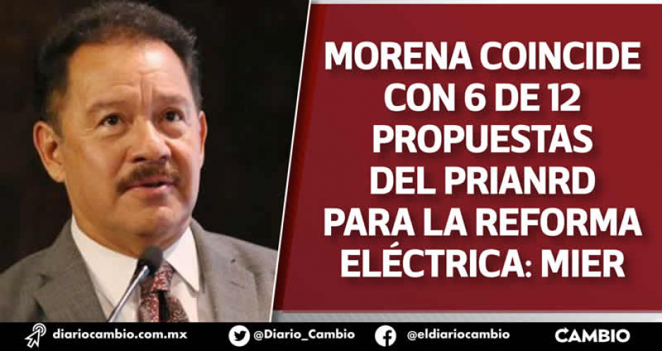 Reforma Eléctrica coincide con 6 propuestas del PRIANRD: Nacho Mier