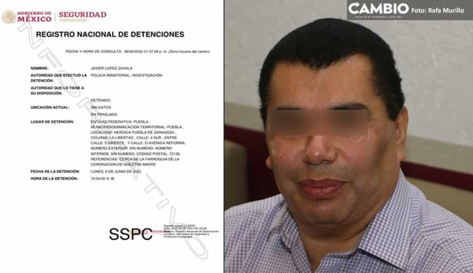 López Zavala fue detenido antes de las 11 de la mañana en La Libertad