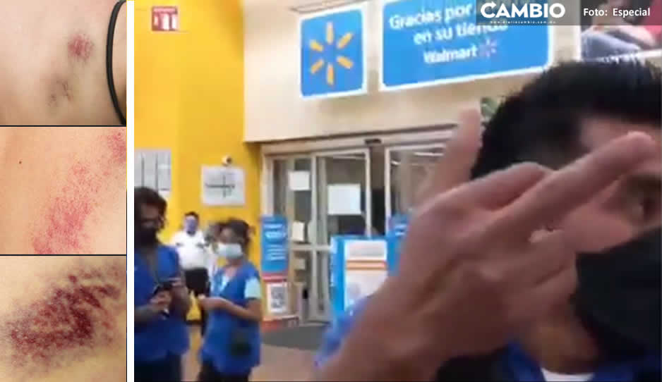 VIDEO: Empleados de Walmart 15 de Mayo acusan a poblana de robo y la golpean salvajemente